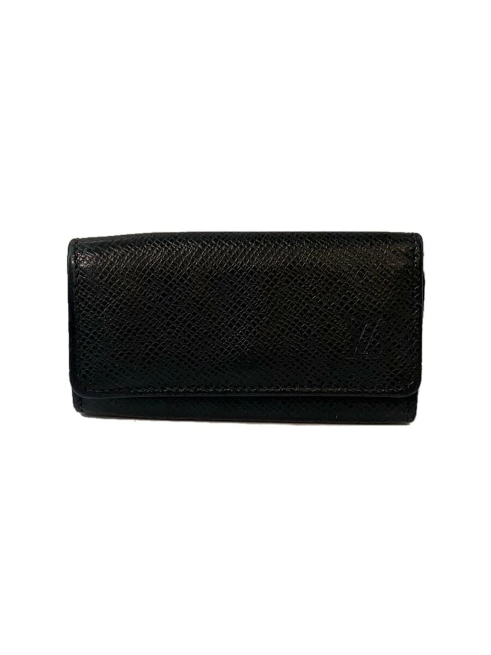 LOUIS VUITTON Multicles Taiga Leather Black
